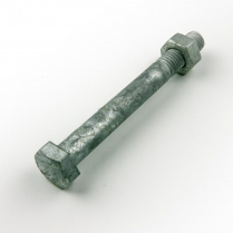 M10x100 CL4.6 Gal Hex Bolt & Nut-50