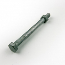 M10x130 CL4.6 Gal Hex Bolt & Nut-50