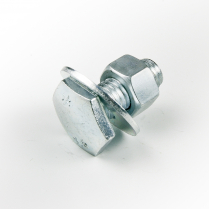 M12x30 CL4.6 Z/P Fascia Bolt&Nut&Washer Assy-300