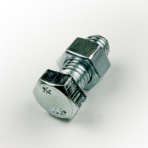 M12x30 CL4.6 Z/P Hex Bolt & Nut-250