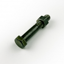 M12x65 CL4.6 Blk Hex Bolt & Nut-150