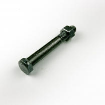M12x100 CL4.6 Blk Hex Bolt & Nut-100