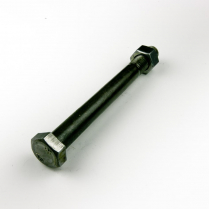 M12x120 CL4.6 Blk Hex Bolt & Nut-100