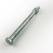 M12x140 CL4.6 Gal Hex Bolt & Nut-100