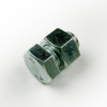 M16x25 CL4.6 Z/P Hex Bolt & Nut-100