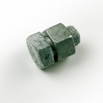 M16x35 CL4.6 Gal Hex Bolt & Nut-100