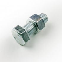 M16x40 CL4.6 Z/P Hex Bolt & Nut-100