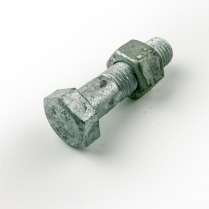 M16x60 CL4.6 Gal Hex Bolt & Nut-75