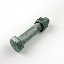 M16x75 CL4.6 Gal Hex Bolt & Nut-75