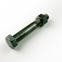 M16x90 CL4.6 Blk Hex Bolt & Nut-75