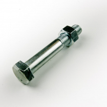 M16x90 CL4.6 Z/P Hex Bolt & Nut-75
