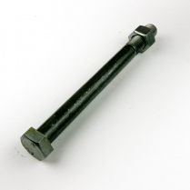 M16x170 CL4.6 Blk Hex Bolt & Nut-40
