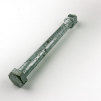 M16x200 CL4.6 Gal Hex Bolt & Nut-25