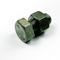 M20x45 CL4.6 Blk Hex Bolt & Nut-50