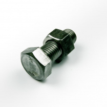 M20x55 CL4.6 Blk Hex Bolt & Nut-50