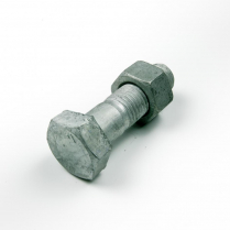 M20x70 CL4.6 Gal Hex Bolt & Nut-50