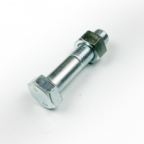 M20x90 CL4.6 Z/P Hex Bolt & Nut-30