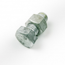 M24x55 CL4.6 Gal Hex Bolt & Nut-25
