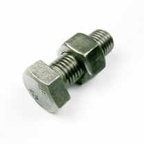 M24x65 CL4.6 Blk Hex Bolt & Nut-25