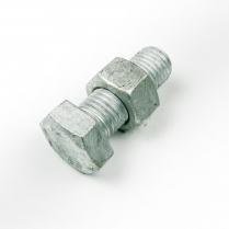 M24x65 CL4.6 Gal Hex Bolt & Nut-25