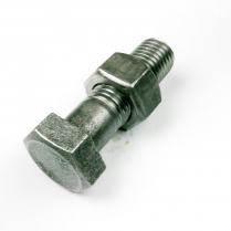 M24x75 CL4.6 Blk Hex Bolt & Nut-25