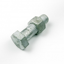 M24x75 CL4.6 Gal Hex Bolt & Nut-25