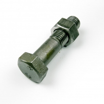 M24x100 CL4.6 Blk Hex Bolt & Nut-20