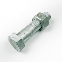M24x110 CL4.6 Gal Hex Bolt & Nut-20