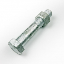 M24x140 CL4.6 Gal Hex Bolt & Nut-20