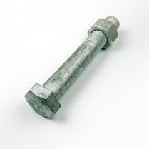 M24x170 CL4.6 Gal Hex Bolt & Nut-15