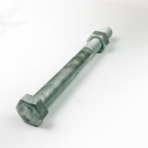 M24x240 CL4.6 Gal Hex Bolt & Nut-10