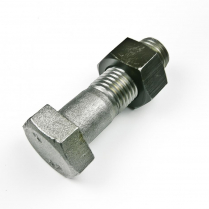 M30x110 CL4.6 Blk Hex Bolt & Nut-15