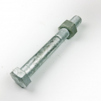 M30x220 CL4.6 Gal Hex Bolt & Nut-10