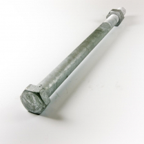 M30x500 CL4.6 Gal Hex Bolt & Nut-4