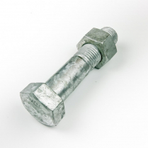 M33x150 CL4.6 Gal Hex Bolt & Nut-5