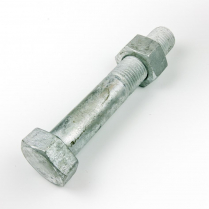 M33x200 CL4.6 Gal Hex Bolt & Nut-5