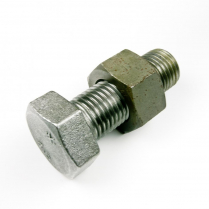 M36x100 CL4.6 Blk Hex Bolt & Nut-5