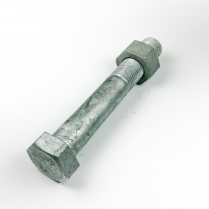 M36x240 CL4.6 Gal Hex Bolt & Nut-5*