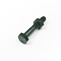 M06x25 CL8.8 Blk Hex Bolt & Nut-200