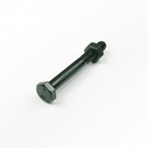 M06x50 CL8.8 Blk Hex Bolt & Nut-200