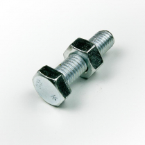 M08x25 CL8.8 Z/P Hex Bolt & Nut-200