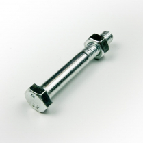 M08x60 CL8.8 Z/P Hex Bolt & Nut-200