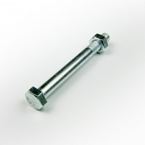 M08x90 CL8.8 Z/P Hex Bolt & Nut-100