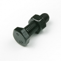 M10x30 CL8.8 Blk Hex Bolt & Nut-150