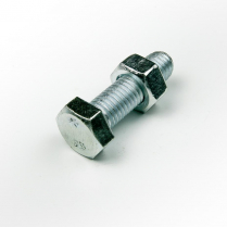 M10x35 CL8.8 Z/P Hex Bolt & Nut-150