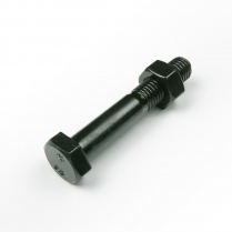 M10x60 CL8.8 Blk Hex Bolt & Nut-100