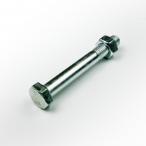 M10x75 CL8.8 Z/P Hex Bolt & Nut-100