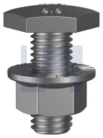 M12x40 CL8.8 Gal Fascia Bolt&Nut&Washer Assy