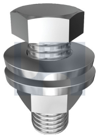 M16x30 PURLIN BOLT / NUT / WASHER Z/P