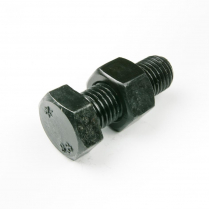 M16x45 CL8.8 Blk Hex Bolt & Nut-25